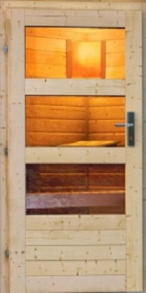 Gartensauna Pekka, Tür, Sauna-Wellness-Welt